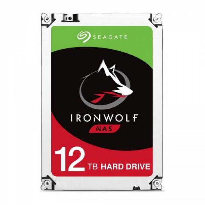 Hard disk Seagate IronWolf, 12TB, SATA3, 256MB, 3.5inch