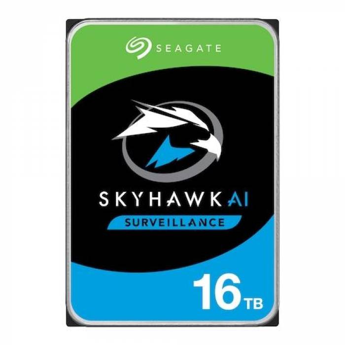 Hard Disk Seagate Surveillance AI Skyhawk 16TB, SATA3, 256MB, 3.5inch