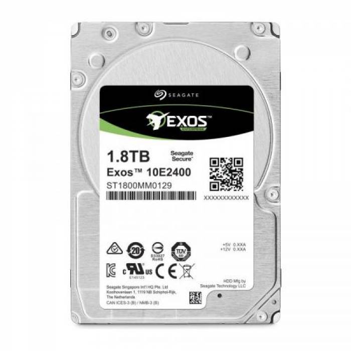 Hard Disk server Seagate Exos 10E2400, 1.8TB, SAS, 256MB, 2.5inch