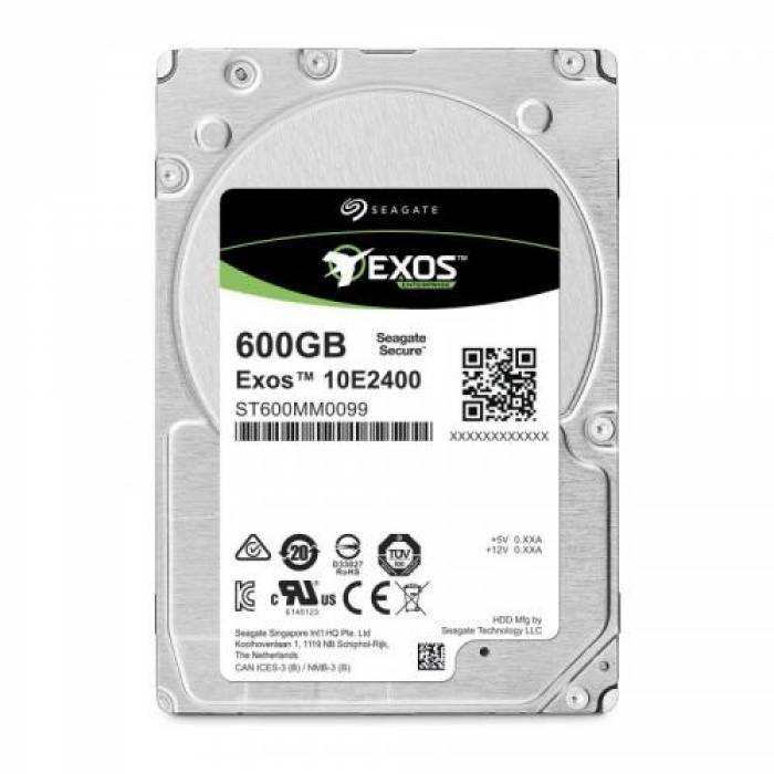 Hard Disk Server Seagate Exos 10E2400, 600GB, SAS, 128MB, 2.5inch