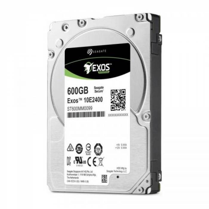 Hard Disk server Seagate Exos 10E2400, 600GB, SAS, 128MB, 2.5inch