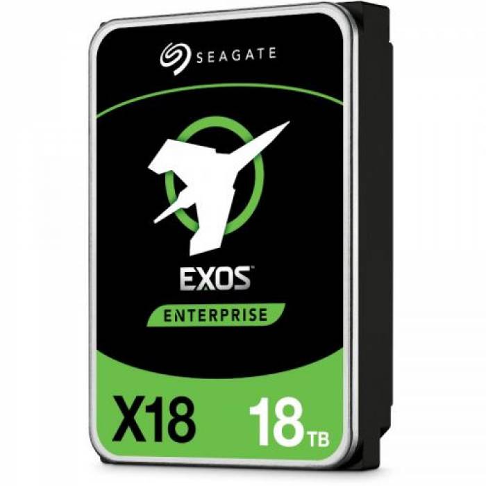 Hard Disk Server Seagate Exos X18 18TB, SED, 7200RPM, SATA3, 3.5inch
