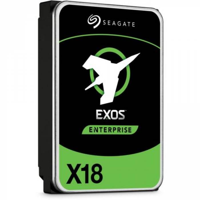 Hard Disk Server Seagate Exos X18 HDD 16TB, SED, 7200RPM, SATA3, 3.5inch