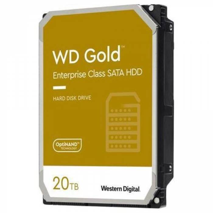 Hard Disk Server Western Digital Gold Enterprise Class, 20TB, SATA, 3.5inch