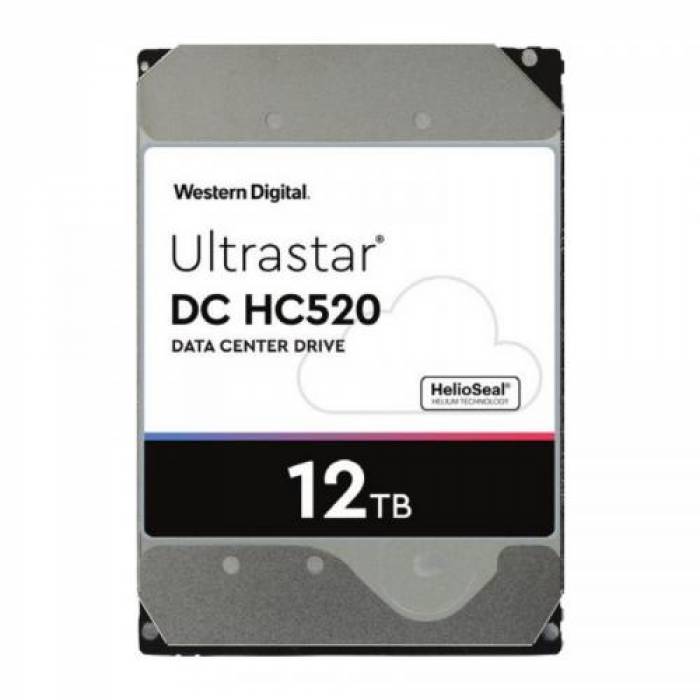 Hard Disk Server Western Digital UltraStar DC HC520, 12TB, SATA3, 256MB, 3.5inch