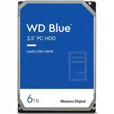 Hard Disk Western Digital Blue WD60EZAX 6TB, SATA3, 256 MB, 3.5inch