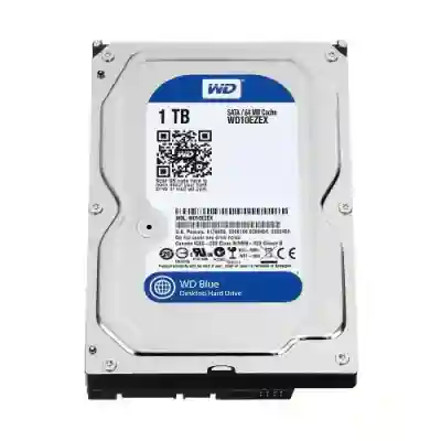 Hard Disk Western Digital Caviar Blue 1TB, SATA3, 64MB, 3.5