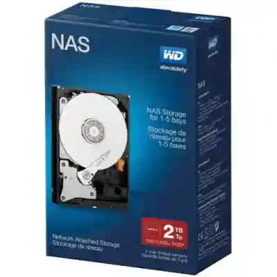Hard Disk Western Digital NAS Red 2 TB, SATA3, 64MB, 3.5inch