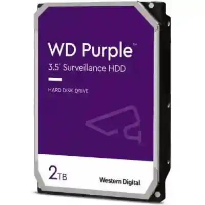 Hard Disk Western Digital Purple 2TB, SATA3, 256MB, 3.5inch