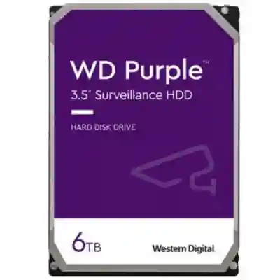 Hard Disk Western Digital Purple 6TB, SATA3, 128MB, 3.5inch
