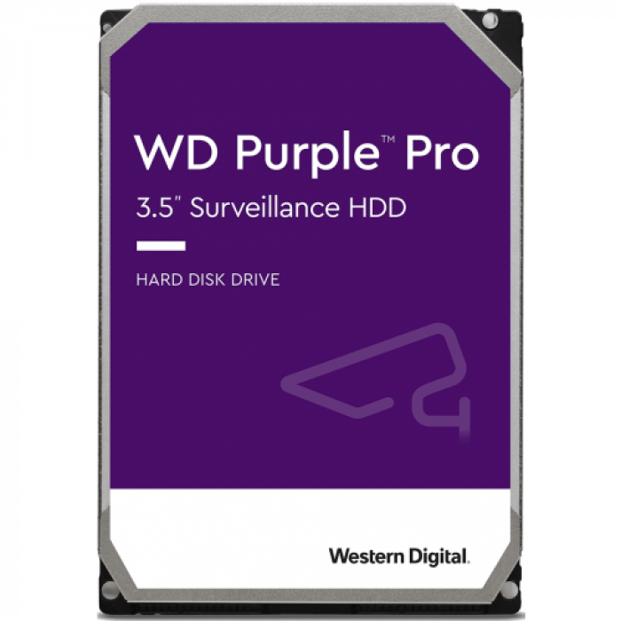 Hard Disk Western Digital Purple Pro 10TB, SATA3, 256MB, 3.5inch, Bulk