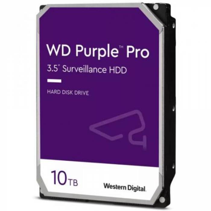Hard Disk Western Digital Purple Pro PR1667M 10TB, SATA3, 256MB, 3.5inch