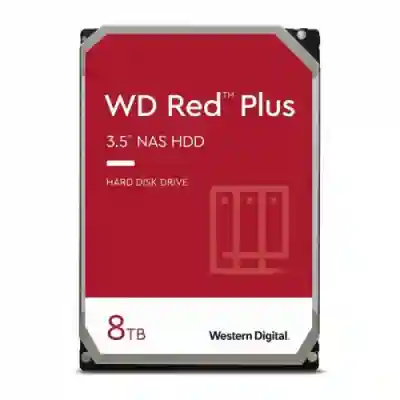 Hard Disk Western Digital Red Plus, 8TB, SATA3, 3.5inch