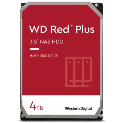 Hard Disk Western Digital Red Plus NAS 4TB, SATA3, 128MB, 3.5inch
