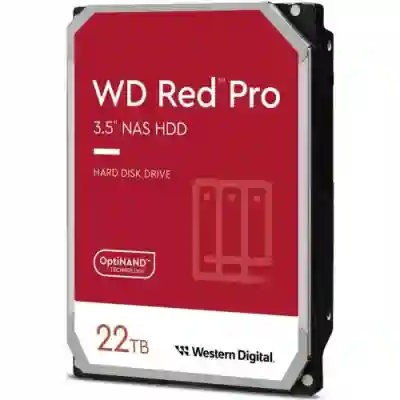 Hard Disk Western Digital Red Pro 22TB, SATA3, 512MB, 3.5inch