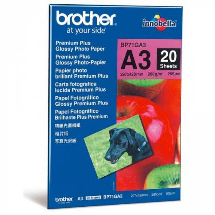 Hartie Foto Brother Innobella 20p A3 BP71GA3