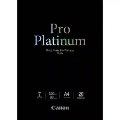 Hartie Photo Canon PRO Platinum PT-101 A4, 20 sheets