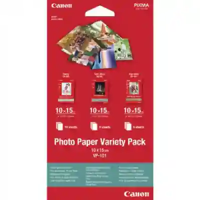 Hartie Photo CANON VP101S PH PAPER VARIETY 10X15 - BS0775B078AA