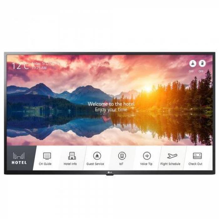 Hotel TV LG Seria US662H 55US662H, 55inch, 3840x2160pixeli, Black