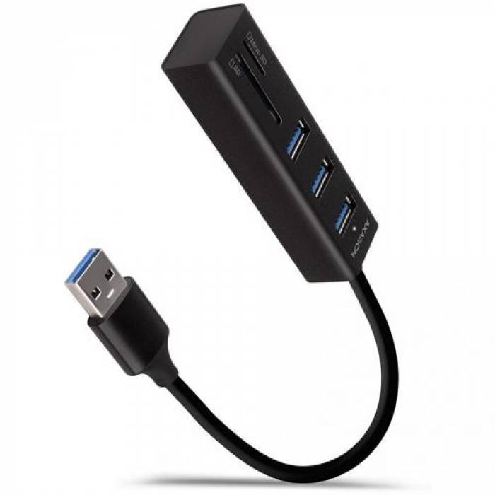 Hub USB Axagon HMA-CR3A, 3x USB, Black