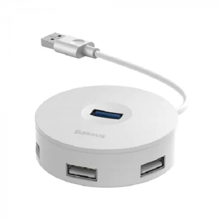 Hub USB Baseus Airjoy CAHUB-F02, 3x USB 2.0, 0.1m, White