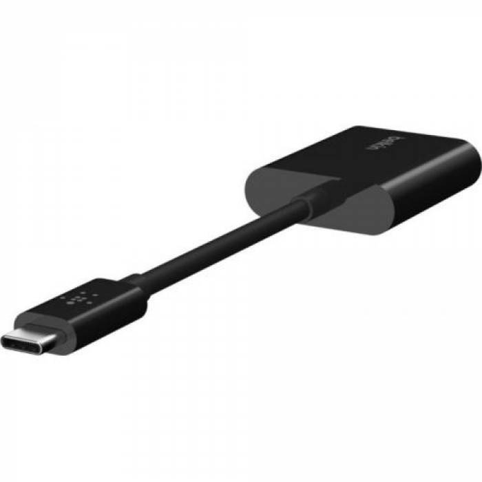 Hub USB Belkin Connect, 2x USB Tip C, Black