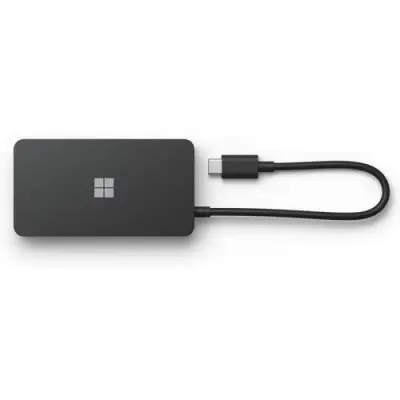 Hub USB-C Microsoft Travel, 1x USB 3.0, Black