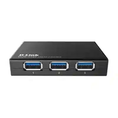 Hub USB D-Link DUB-1340, 4x USB 3.2 gen 1, Black