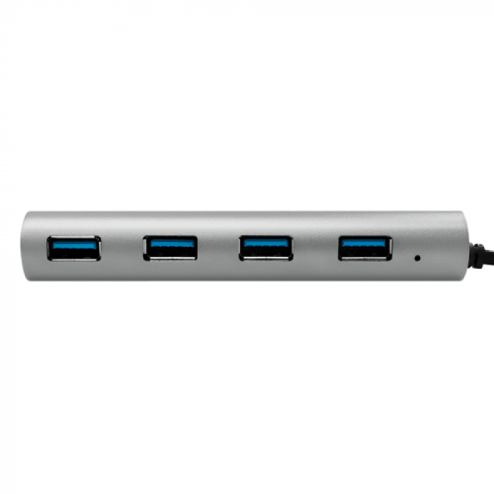 Hub USB Logilink UA0309, 4x USB 3.2 gen 1, Grey