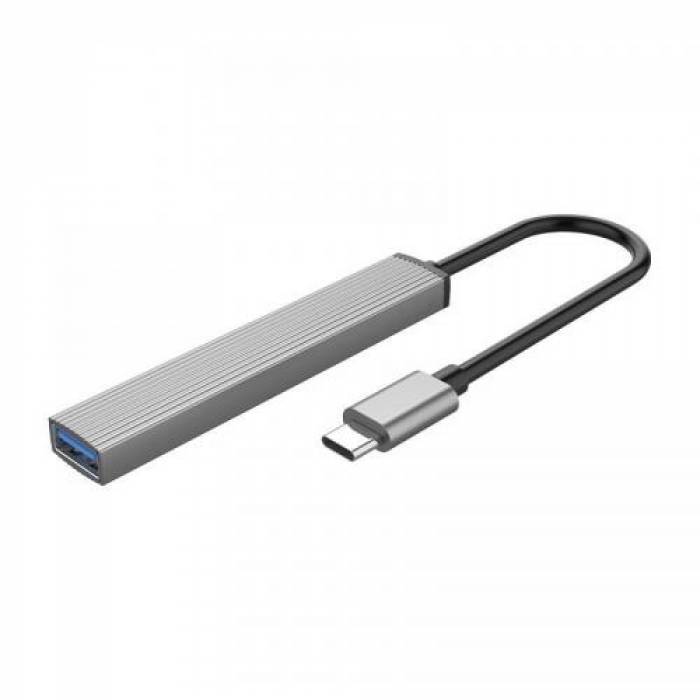 Hub USB Orico AH-13, 4x USB 3.2 gen 1, Gray