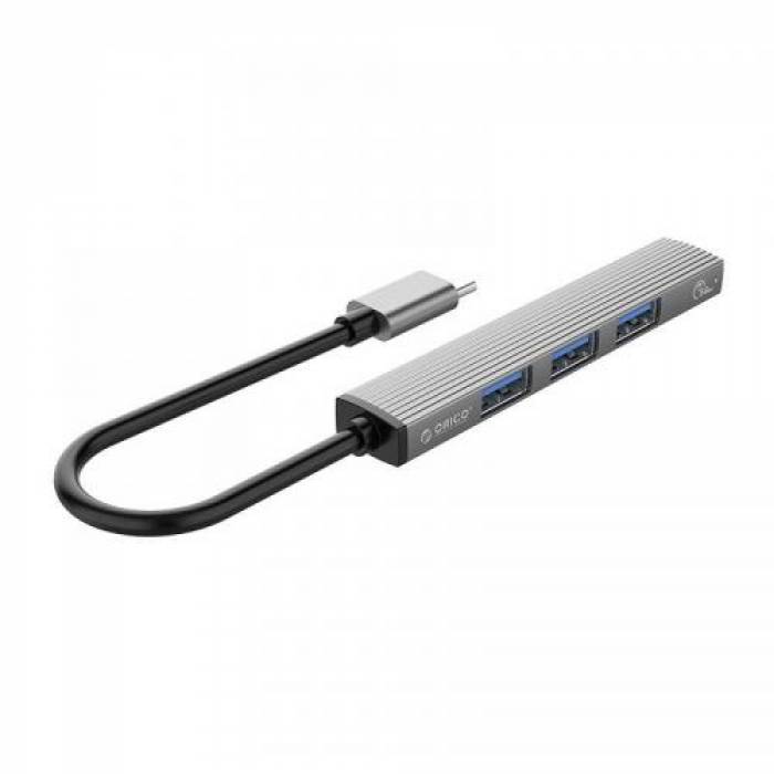 Hub USB Orico AH-13, 4x USB 3.2 gen 1, Gray