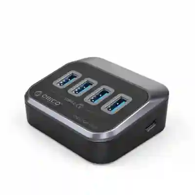 HUB USB Orico M3U3-4A, 4x USB 3.2 gen 1, Black