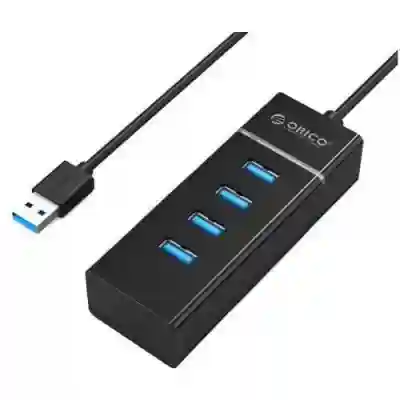 Hub USB Orico W6PH4-U3-V1-BK, 4x USB 3.2 gen 1, Black