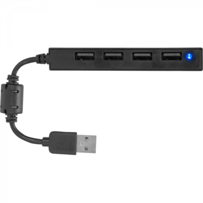 Hub USB Speedlink SL-140000, 4x USB 2.0, Black