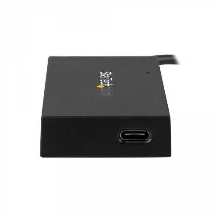 Hub USB Startech HB30C3A1CFB, 4x USB 3.2 gen 1, Black