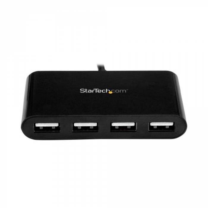 Hub USB Startech ST4200MINIC, 4x USB 2.0, USB-C