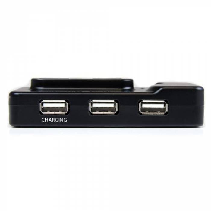 Hub USB Startech ST7320USBC, 6x USB 3.2 gen 1 + 4x USB 2.0, Black