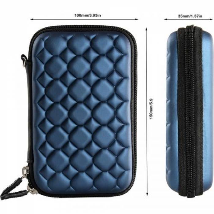 Husa HDD Orico PHC-25, 2.5inch, Blue