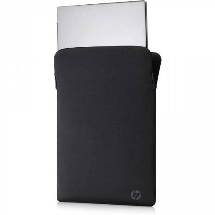 Husa HP Reversible Protective Sleeve pentru laptop de 15.6inch, Black-Purple