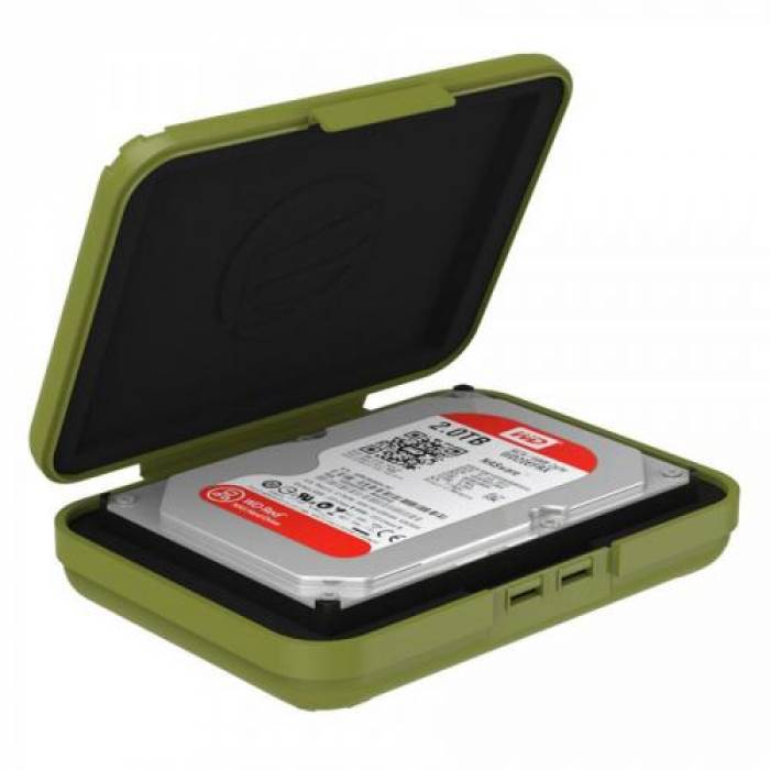Husa Protectie HDD Orico PHX35-V1, 3.5inch, Green
