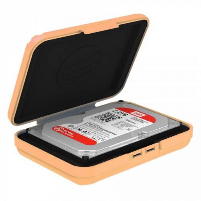 Husa Protectie HDD Orico PHX35-V1, 3.5inch, Orange