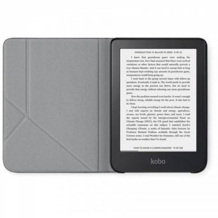 Husa protectie Kobo Sleep Cover pentru Clara 2E, Black