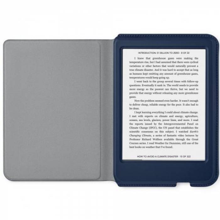 Husa protectie Kobo Sleep Cover pentru Clara 2E, Ocean Blue