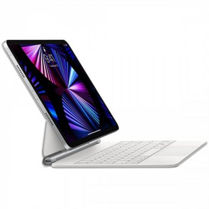 Husa/Stand Apple Magic Keyboard pentru IPad Pro de 11inch 3th generation, White