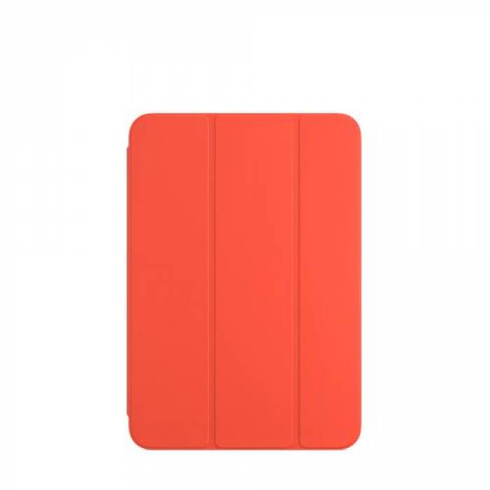 Husa/Stand Apple Smart Cover MM6J3ZM/A pentru iPad Mini 6th generation, Electric Orange