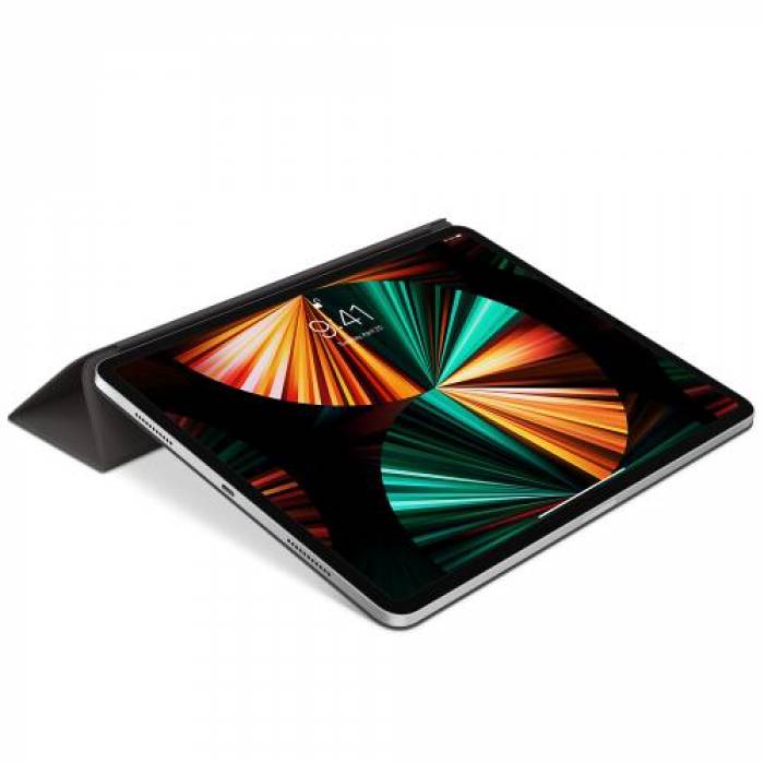 Husa/Stand Apple Smart Folio MJMG3ZM/A pentru iPad PRO 12.9inch (5th generation), Black