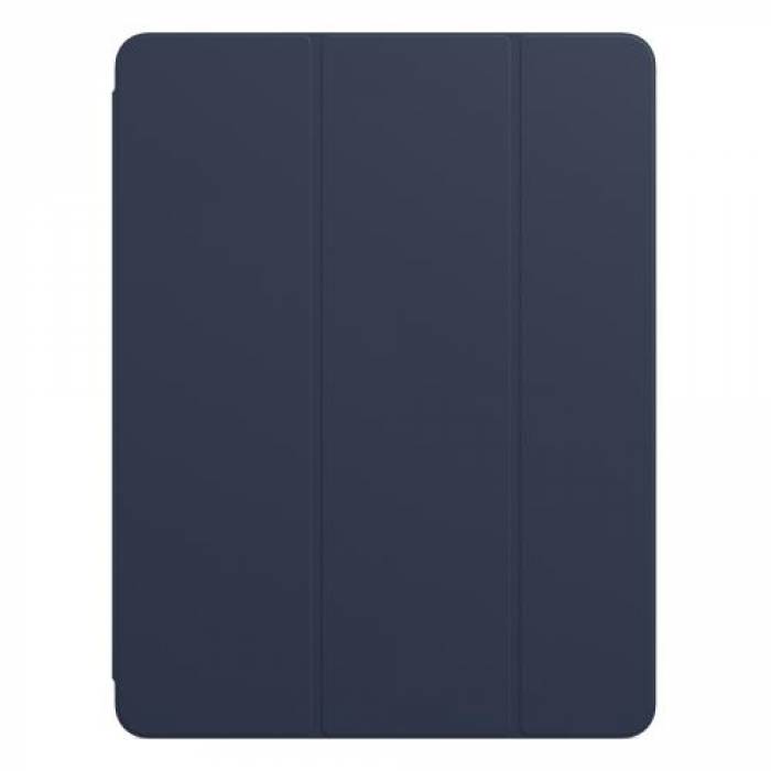Husa/Stand Apple Smart Folio MJMJ3ZM/A pentru iPad PRO 12.9inch (5th generation), Deep Navy