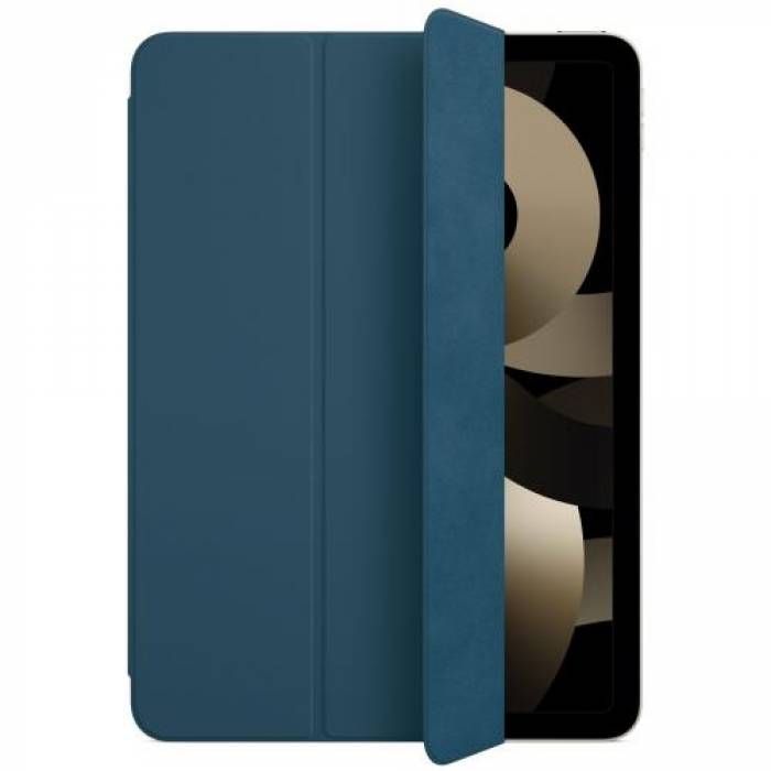 Husa/Stand Apple Smart Folio MNA73ZM/A pentru iPad Air 10.9inch (5th generation), Marine Blue