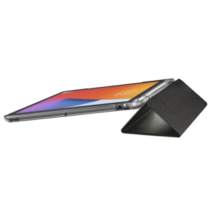 Husa/Stand Hama Fold Clear pentru Apple iPad 10.2inch (2019-2020), Black