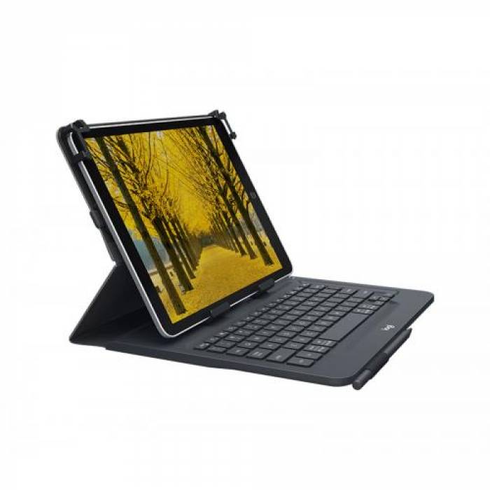 Husa/Stand Logitech cu tastatura Bluetooth pentru tableta de 9-10inch